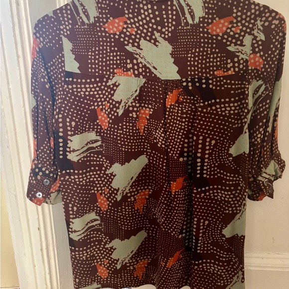 TOAST printed 3/4 sleeve blouse in size UK 4 / XS - Picture 3 of 5